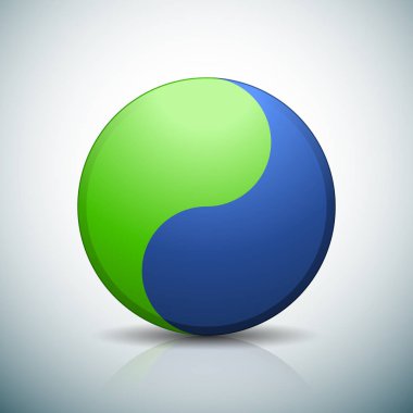 soyut küresel logosu