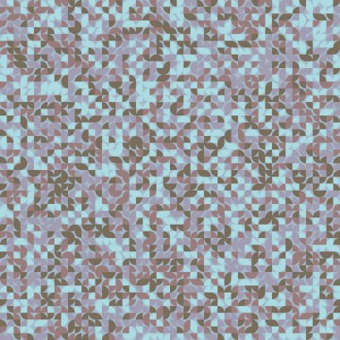 Seamless pattern random colored quarter circles Generative Art background illustration