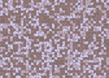 Seamless pattern random colored quarter circles Generative Art background illustration