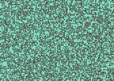 Kusursuz desenli rastgele yeşil daireler Üretici Sanat arkaplan çizimi