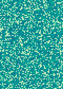Kusursuz desenli rastgele yeşil daireler Üretici Sanat arkaplan çizimi