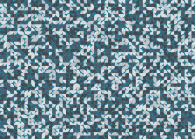 Kusursuz desen rastlantısal mavi daireler Üretici Sanat arkaplan illüstrasyonu