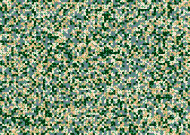 Kusursuz desenli rastgele yeşil daireler Üretici Sanat arkaplan çizimi