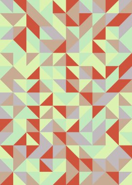 Kusursuz desen rastgele renkli çeyrek kareler Üretici Sanat arkaplan resimlemesi