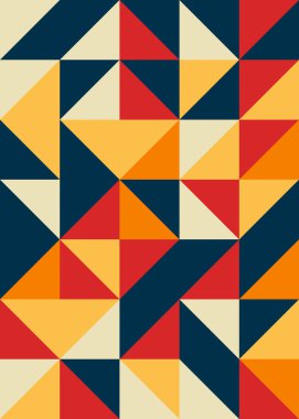 Kusursuz desen rastgele renkli çeyrek kareler Üretici Sanat arkaplan resimlemesi