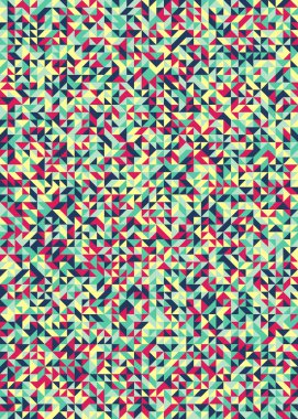 Kusursuz desen rastgele renkli çeyrek kareler Üretici Sanat arkaplan resimlemesi