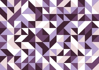Kusursuz desen rastgele mor çeyrek kareler Üretici Sanat arkaplan illüstrasyonu