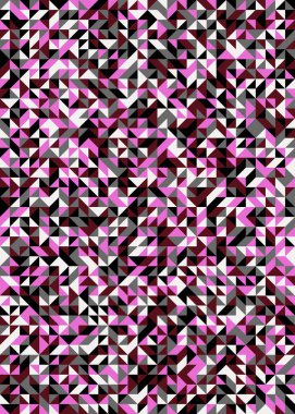 Kusursuz desen rastgele mor çeyrek kareler Üretici Sanat arkaplan illüstrasyonu