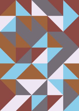 Kusursuz desen rastgele renkli çeyrek kareler Üretici Sanat arkaplan resimlemesi