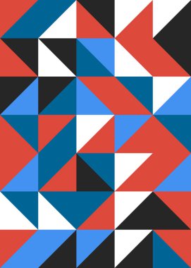 Kusursuz desen rastgele renkli çeyrek kareler Üretici Sanat arkaplan resimlemesi