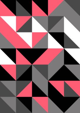 Kusursuz desen rastgele renkli çeyrek kareler Üretici Sanat arkaplan resimlemesi