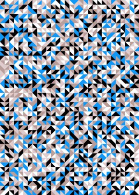 Kusursuz desen rastgele renkli çeyrek kareler Üretici Sanat arkaplan resimlemesi