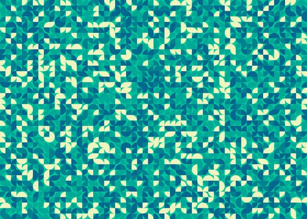 Seamless pattern random colored quarter circles Generative Art background illustration