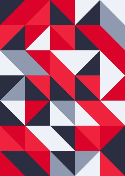 Nahtlose Muster Zufällige Farbige Viertel Quadrate Generative Kunst Hintergrund Illustration — Stockvektor