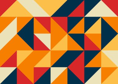 Kusursuz desen rastgele renkli çeyrek kareler Üretici Sanat arkaplan resimlemesi