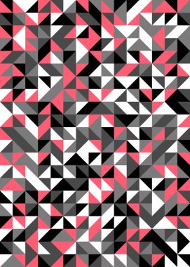 Kusursuz desen rastgele renkli çeyrek kareler Üretici Sanat arkaplan resimlemesi