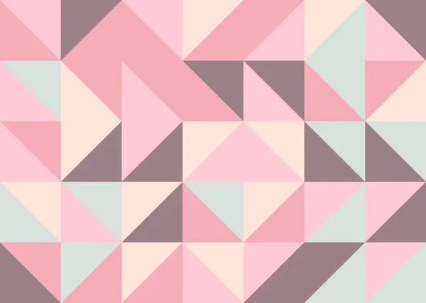 Nahtlose Muster Zufällige Rosa Viertel Quadrate Generative Kunst Hintergrund Illustration — Stockvektor