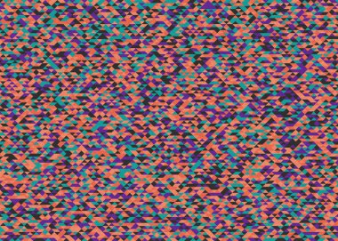 Rastgele renklendirilmiş Elmaslar Üretken Sanat arkaplan resimlemesi deseni