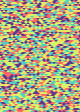 Rastgele renklendirilmiş Elmaslar Üretken Sanat arkaplan resimlemesi deseni