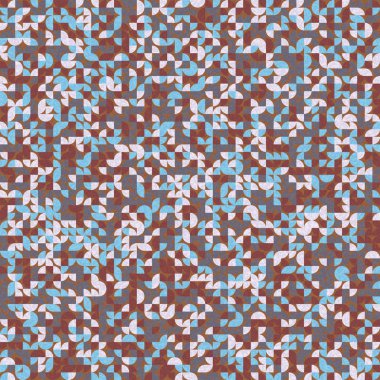 Kusursuz desen rastgele renkli çeyrek kareler Üretici Sanat arkaplan resimlemesi