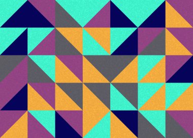 Kusursuz desen rastgele renkli çeyrek kareler Üretici Sanat arkaplan resimlemesi