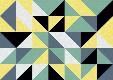 Kusursuz desen rastgele renkli çeyrek kareler Üretici Sanat arkaplan resimlemesi