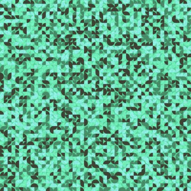 Kusursuz desen rastgele renkli çeyrek kareler Üretici Sanat arkaplan resimlemesi