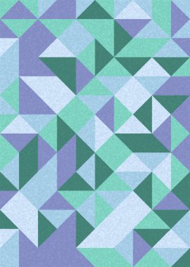 Rastgele renklendirilmiş Elmaslar Üretken Sanat arkaplan resimlemesi deseni