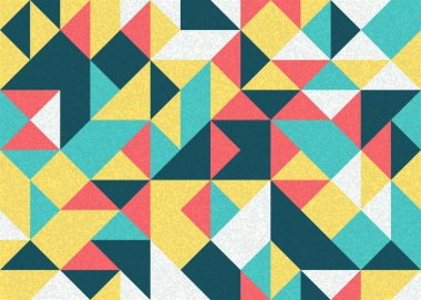 Rastgele renklendirilmiş Elmaslar Üretken Sanat arkaplan resimlemesi deseni