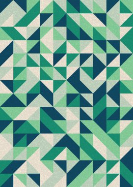 Kusursuz desen rastgele renkli çeyrek kareler Üretici Sanat arkaplan resimlemesi