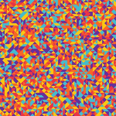 Rastgele renklendirilmiş Elmaslar Üretken Sanat arkaplan resimlemesi deseni