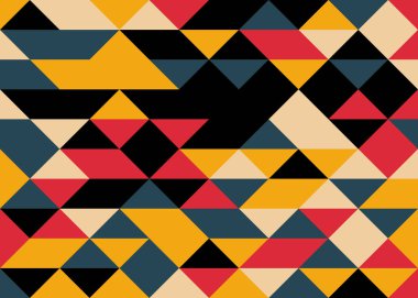 Rastgele renklendirilmiş Elmaslar Üretken Sanat arkaplan resimlemesi deseni