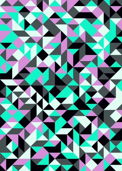 ランダムな色のダイヤモンドのパターン Generative Artの背景イラスト — ストックベクタ