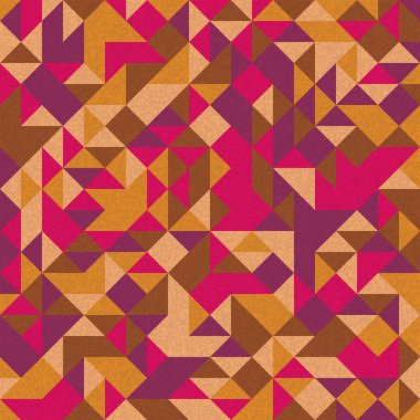 Rastgele renklendirilmiş Elmaslar Üretken Sanat arkaplan resimlemesi deseni