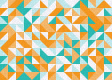 Kusursuz desen rastgele renkli çeyrek kareler Üretici Sanat arkaplan resimlemesi