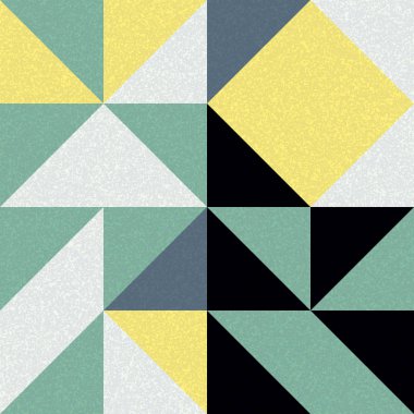 Kusursuz desen rastgele renkli çeyrek kareler Üretici Sanat arkaplan resimlemesi