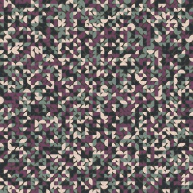 Kusursuz desen rastgele renkli çeyrek kareler Üretici Sanat arkaplan resimlemesi