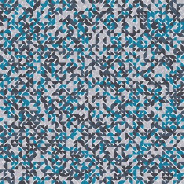 Kusursuz desen rastgele renkli çeyrek kareler Üretici Sanat arkaplan resimlemesi