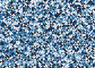 Seamless pattern random colored quarter circles Generative Art background illustration