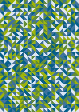 Kusursuz desen rastgele renkli çeyrek kareler Üretici Sanat arkaplan resimlemesi