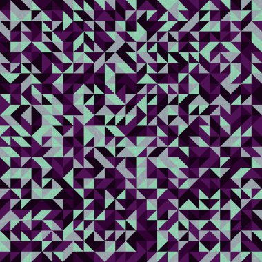 Kusursuz desen rastgele renkli çeyrek kareler Üretici Sanat arkaplan resimlemesi