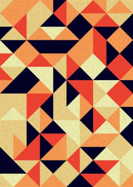 Rastgele turuncu elmaslar üretici sanat arkaplan illüstrasyonlu desen