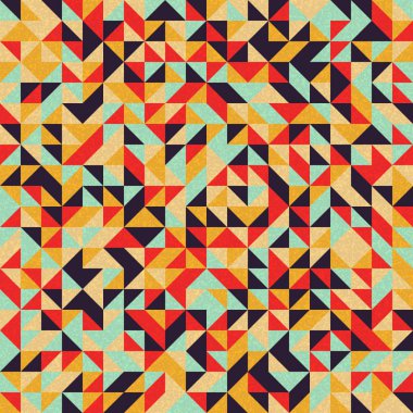 Seamless pattern random colored quarter circles Generative Art background illustration