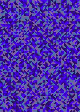 Seamless pattern random colored quarter circles Generative Art background illustration