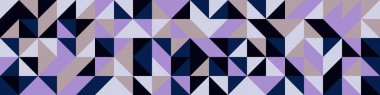Seamless pattern random colored quarter circles Generative Art background illustration