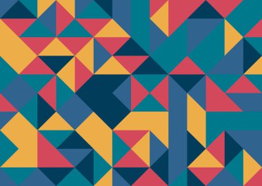 Rastgele renklendirilmiş Elmaslar Üretken Sanat arkaplan resimlemesi deseni