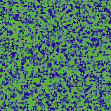 Rastgele yeşil elmaslı desen Üretken Sanat arkaplan illüstrasyonu