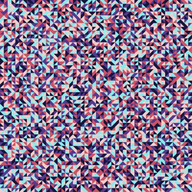 Kusursuz desen rastgele renkli çeyrek kareler Üretici Sanat arkaplan resimlemesi