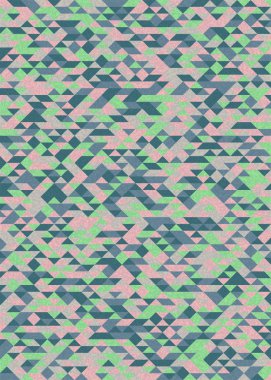 Rastgele renklendirilmiş Elmaslar Üretken Sanat arkaplan resimlemesi deseni