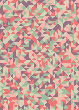 Rastgele renklendirilmiş Elmaslar Üretken Sanat arkaplan resimlemesi deseni